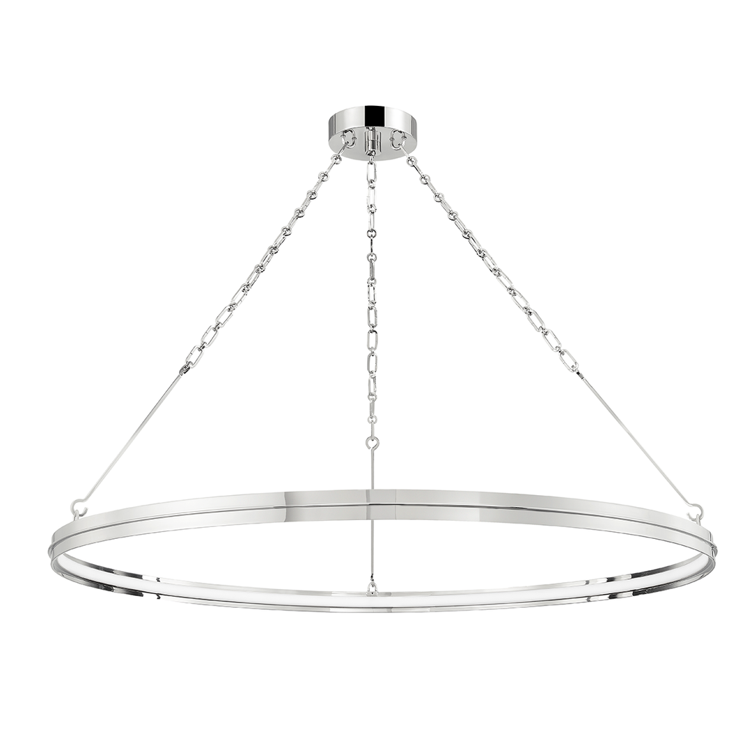 Rosendale Medium Chandelier - Polished Nickel