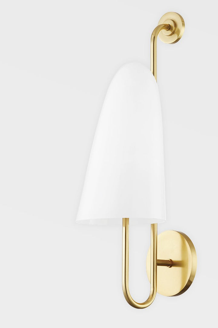 Slate Hill 1 Light Wall Sconce - Aged Brass