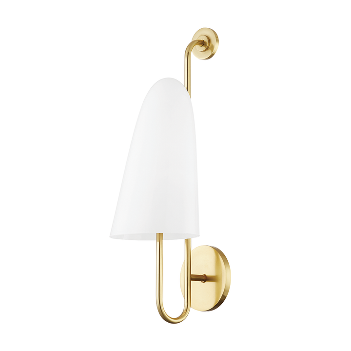 Slate Hill 1 Light Wall Sconce - Aged Brass