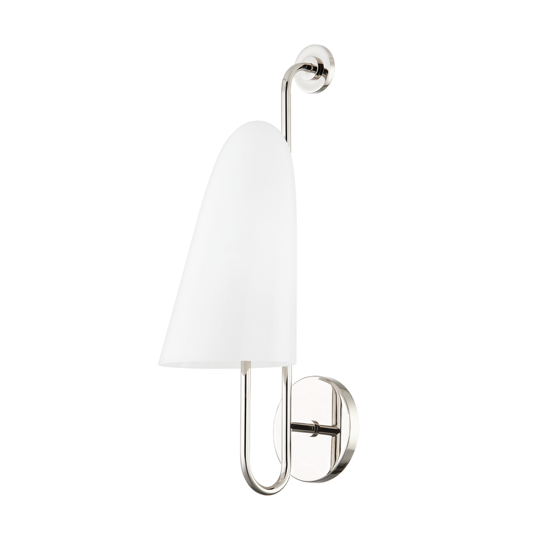 Slate Hill 1 Light Wall Sconce - Polished Nickel