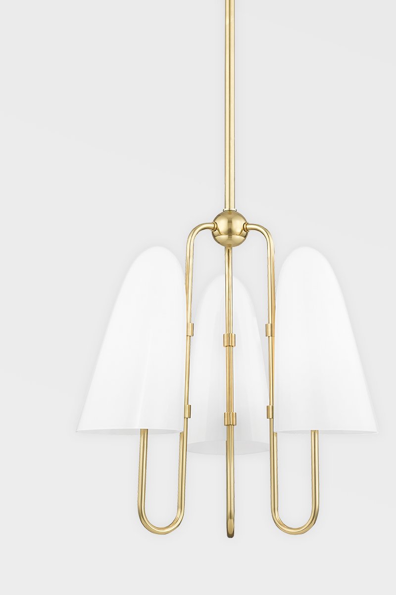 Slate Hill Chandelier - Aged Brass