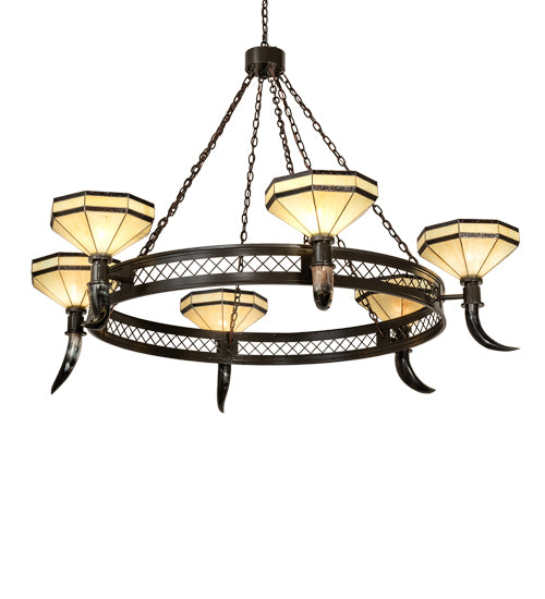 72" Wide Topridge 6 Light Chandelier