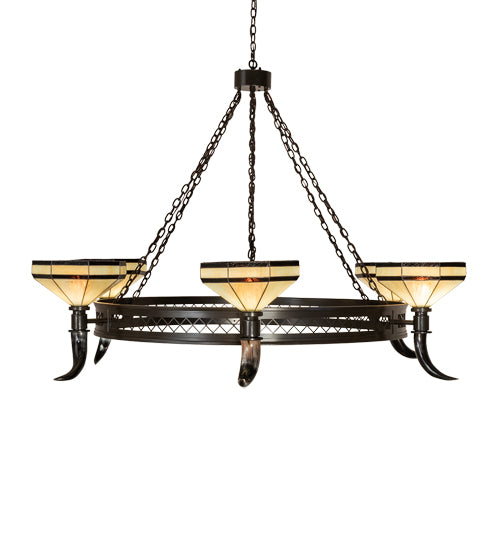 72" Wide Topridge 6 Light Chandelier