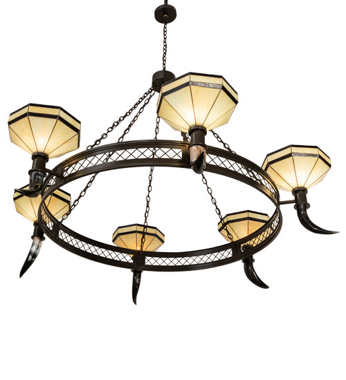 72" Wide Topridge 6 Light Chandelier