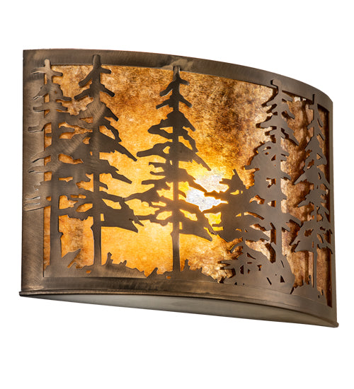 18"W Tall Pines Wall Sconce