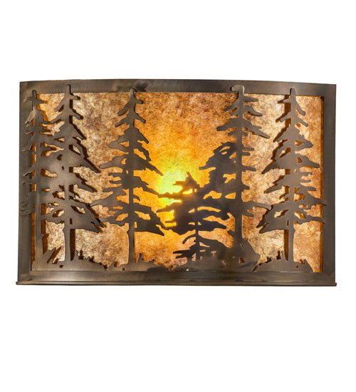 18"W Tall Pines Wall Sconce