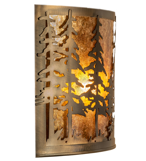 18"W Tall Pines Wall Sconce