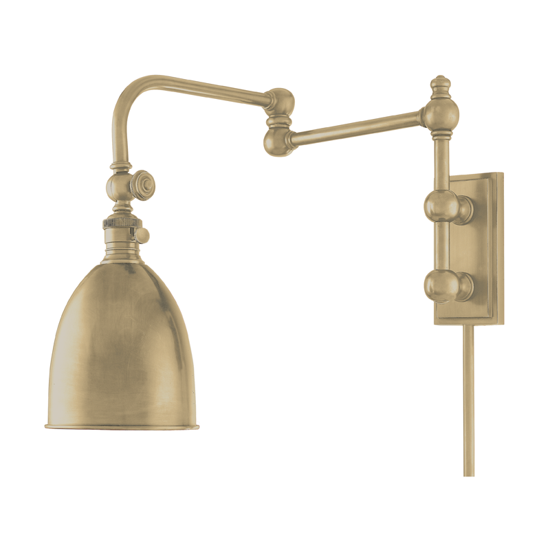 Roslyn Wall Sconce 14" - Aged Brass