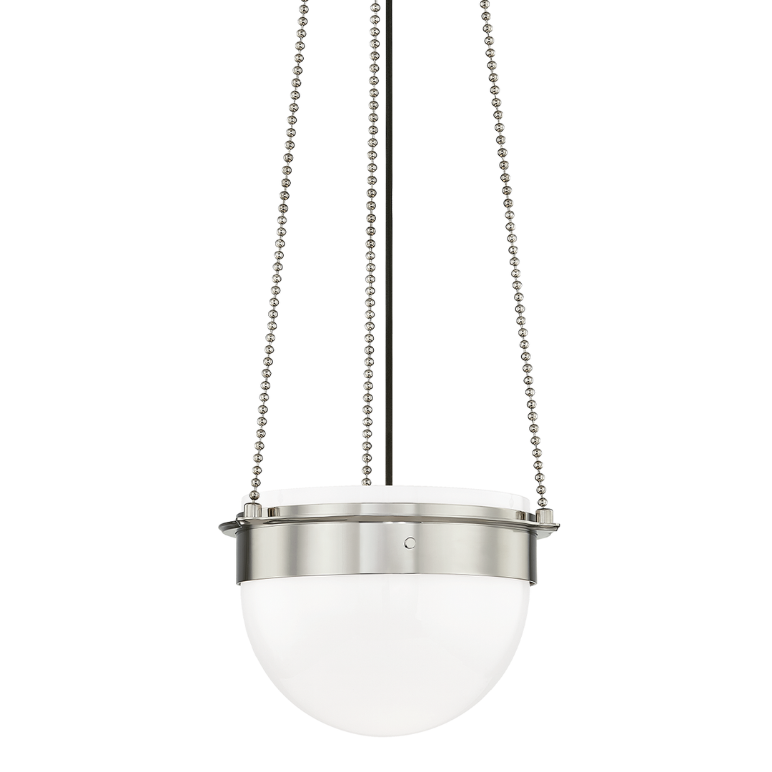 Silo Pendant 12" - Polished Nickel