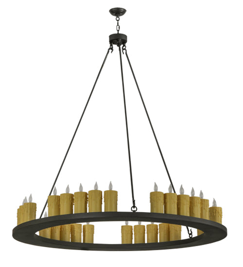 60" Wide Deina 30 Lt Chandelier