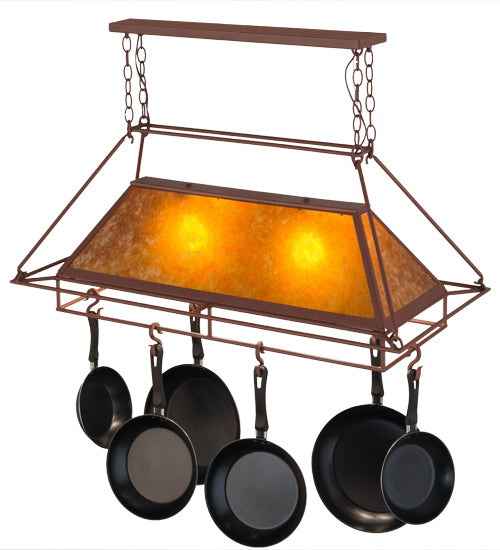 39" Long Mission Prime Pot Rack