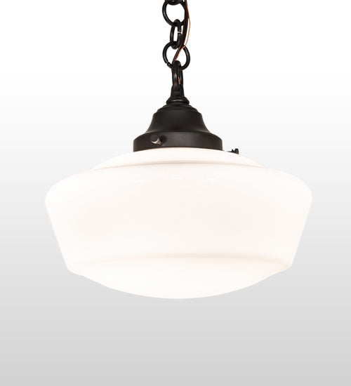 12" Wide Revival Schoolhouse Pendant