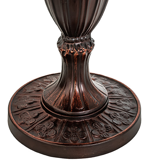 17" High Renaissance Rose Table Lamp