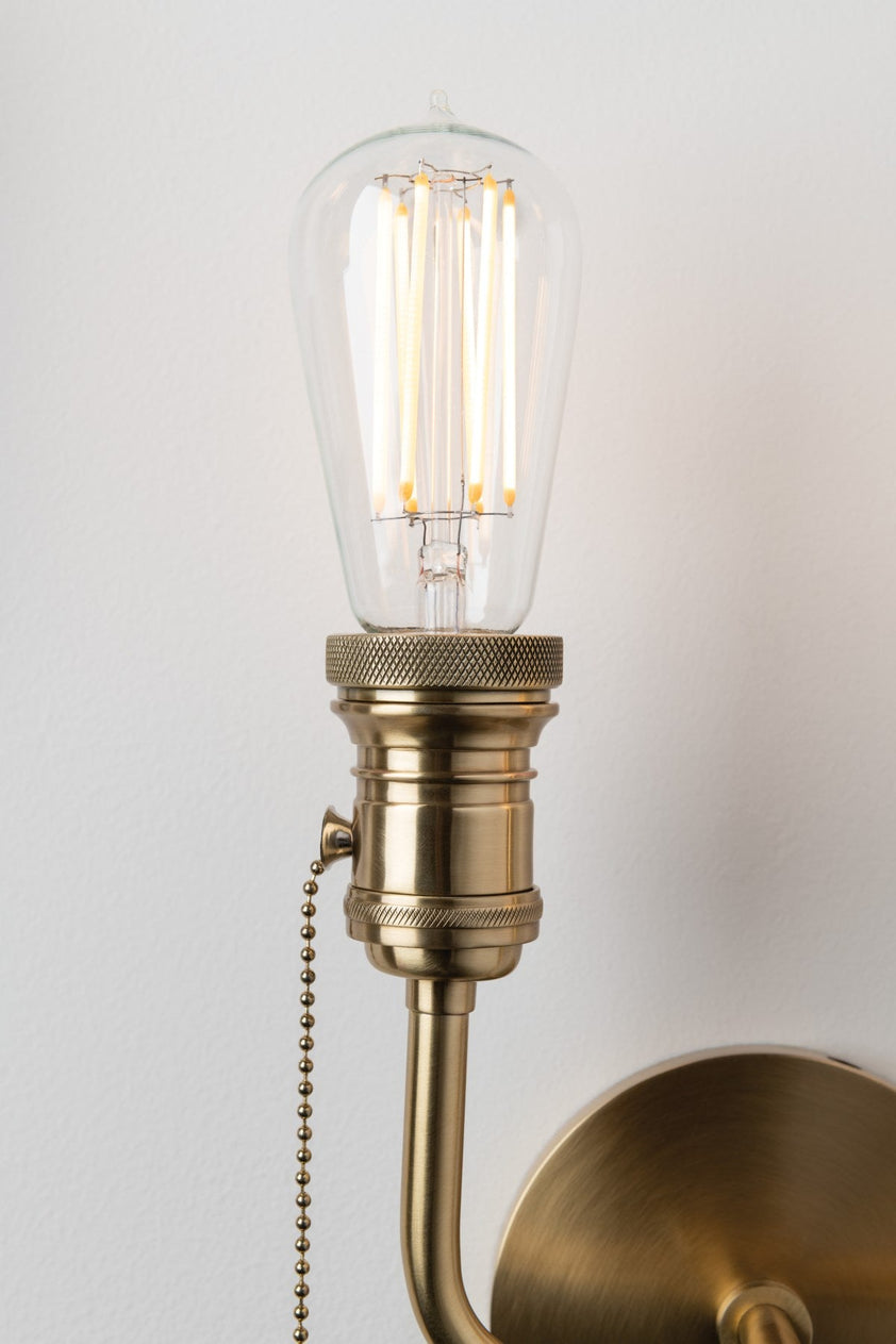 Lexi Wall Sconce 13" - Aged Brass