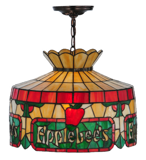 16" Wide Applebee'S Personalized Pendant