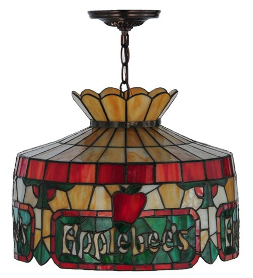 16" Wide Applebee'S Personalized Pendant