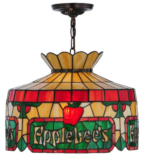 16" Wide Applebee'S Personalized Pendant