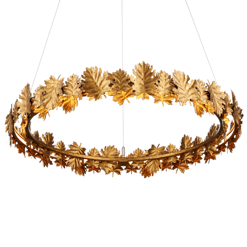 English Oak Chandelier