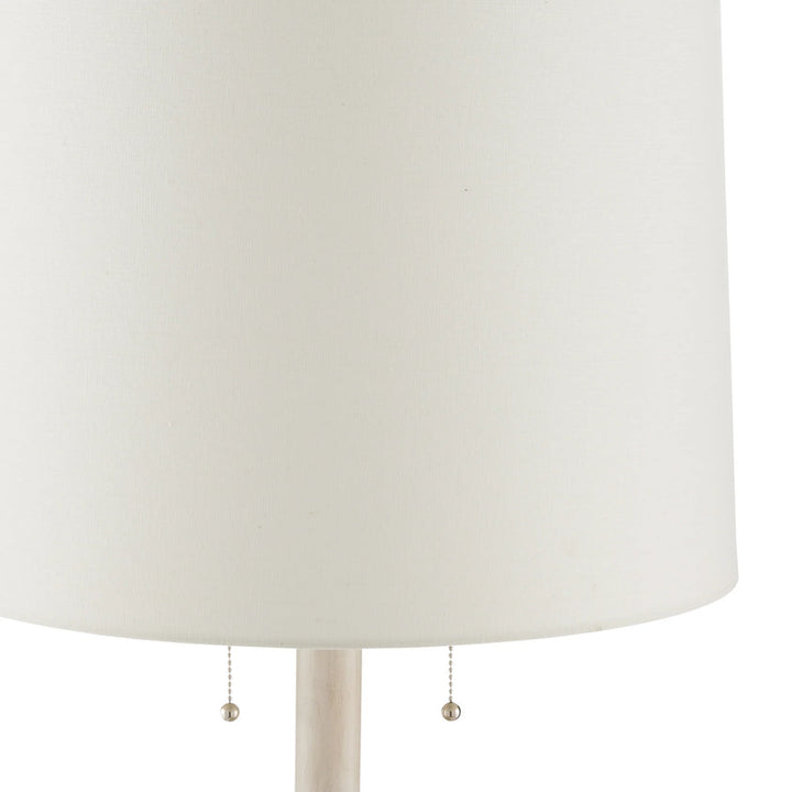 Malayan White Floor Lamp