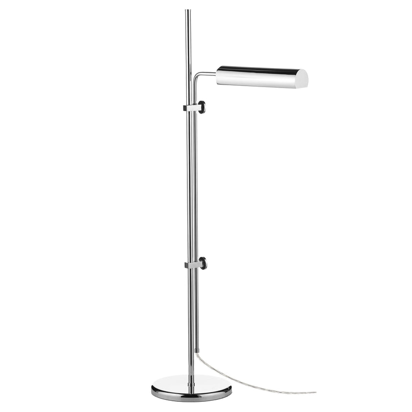 Satire Nickel Floor Lamp