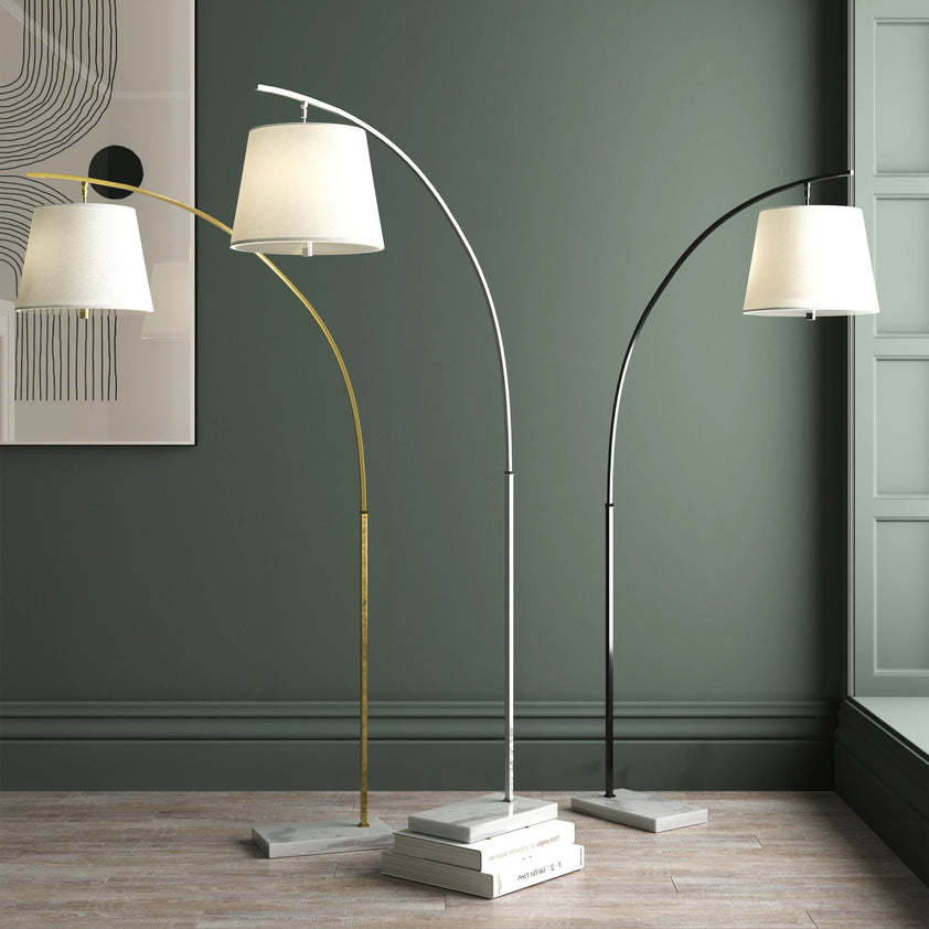 Cloister Nickel Floor Lamp