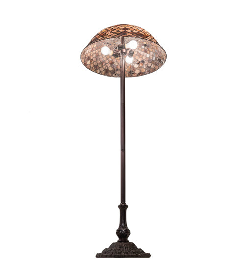 64"H Tiffany Fishscale Floor Lamp