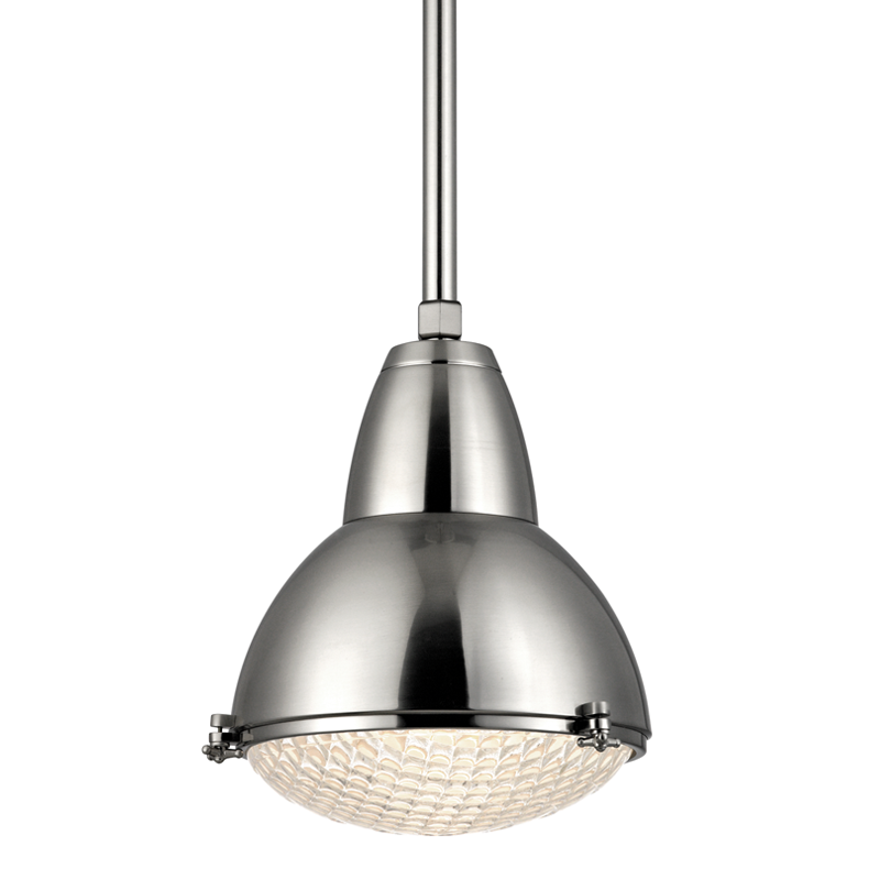 Belmont Pendant 13" - Satin Nickel