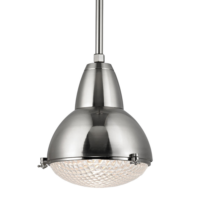 Belmont Pendant 19" - Satin Nickel