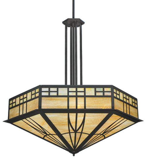 60" Wide Scottsdale Mission Inverted Pendant