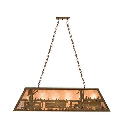 48"L Train Oblong Pendant