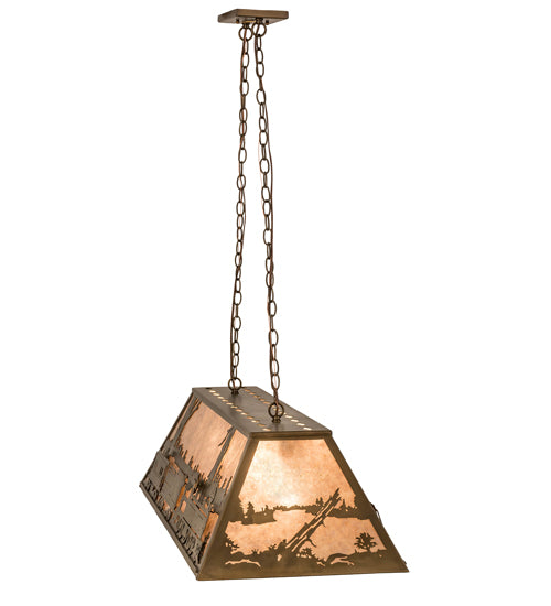 48"L Train Oblong Pendant