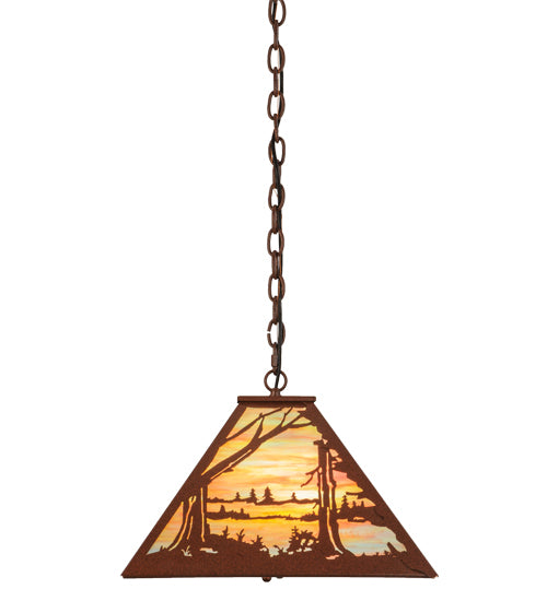 17.5"Sq Quiet Pond Pendant