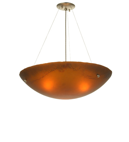 24"W Metro Fusion Espresso Inverted Pendant