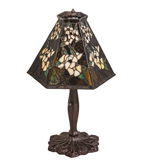 19" High Japanese Peony Accent Lamp