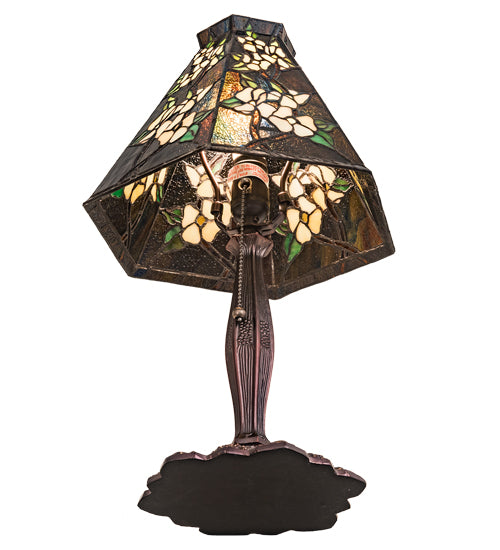 19" High Japanese Peony Accent Lamp