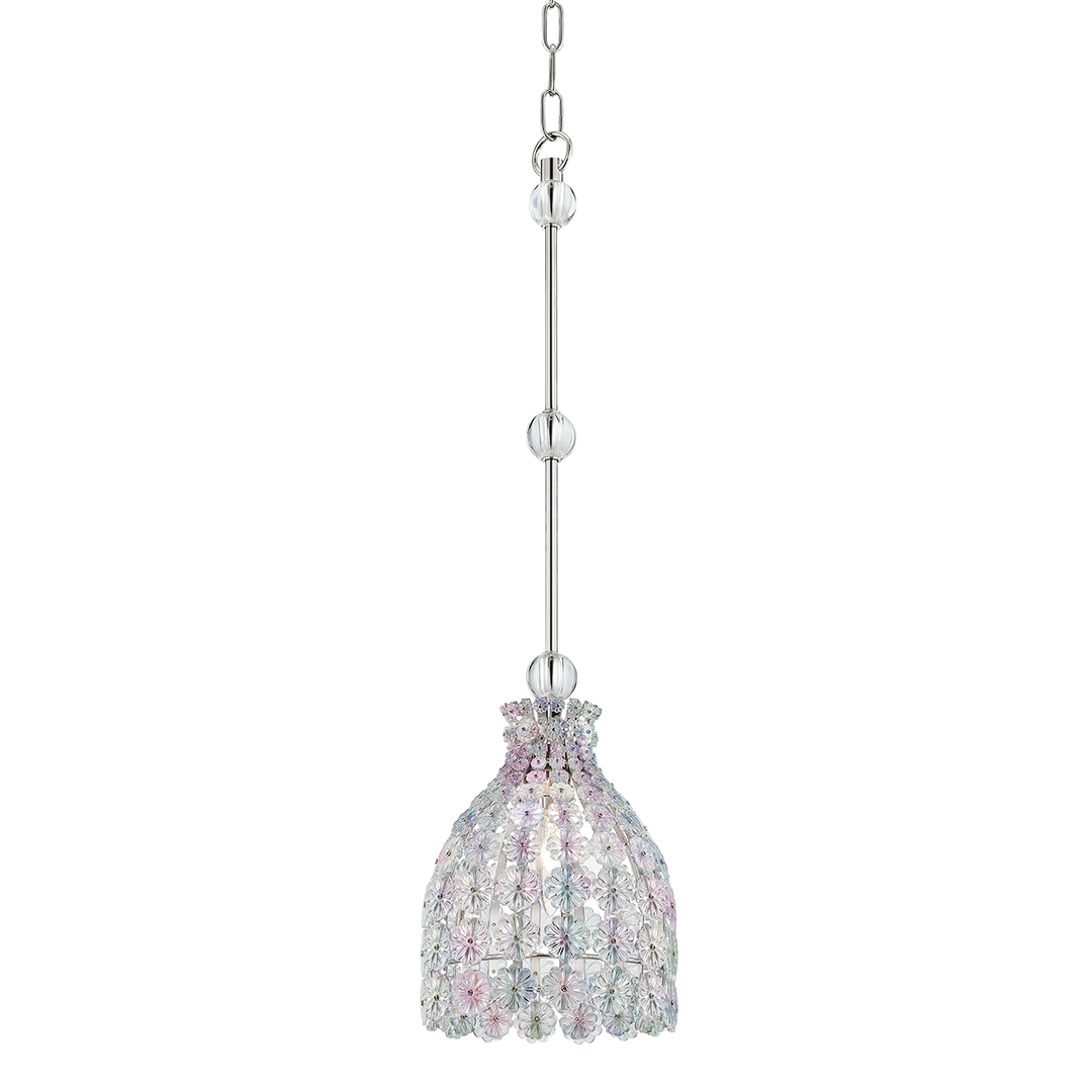 Floral Park Pendant - Polished Nickel