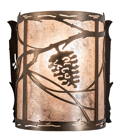 6.5" Wide Whispering Pines Wall Sconce