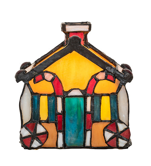 4.5" High Gingerbread House Accent Lamp