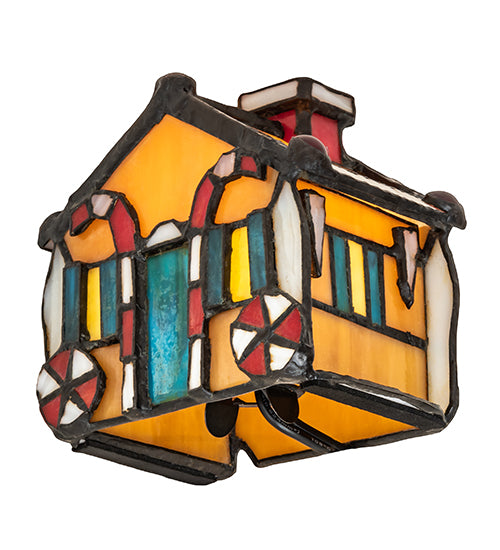 4.5" High Gingerbread House Accent Lamp