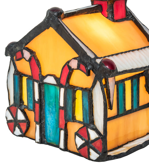 4.5" High Gingerbread House Accent Lamp