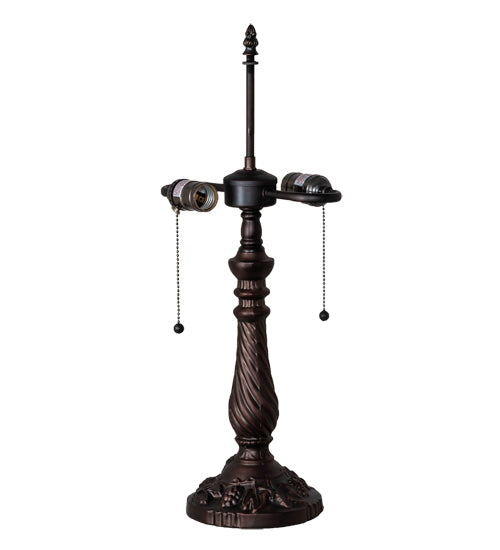 22" High Spiral Grape Table Lamp