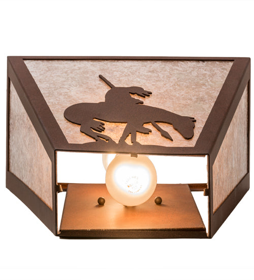 13"W Trails End Wall Sconce