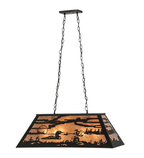 33"L Loon Oblong Pendant