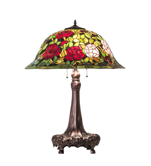 31" High Tiffany Rosebush Table Lamp