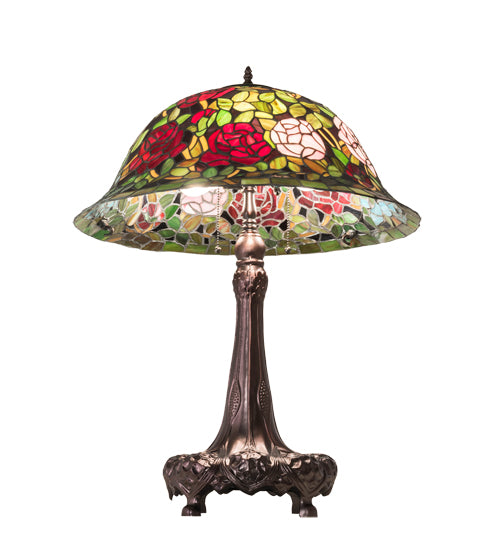 31" High Tiffany Rosebush Table Lamp