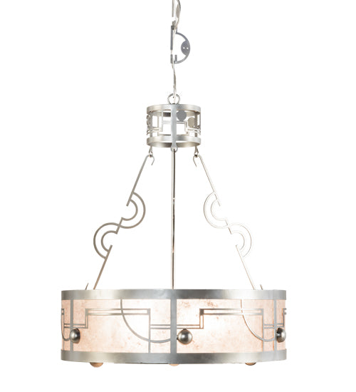 25" Wide Revival Deco Inverted Pendant