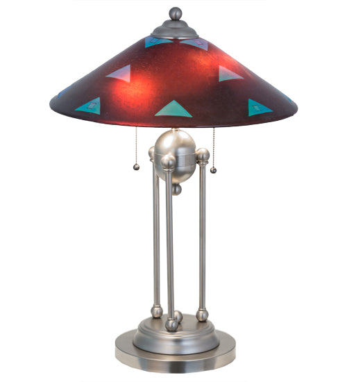 25"H Metro Fusion Plum Crazy Deco Ball Table Lamp