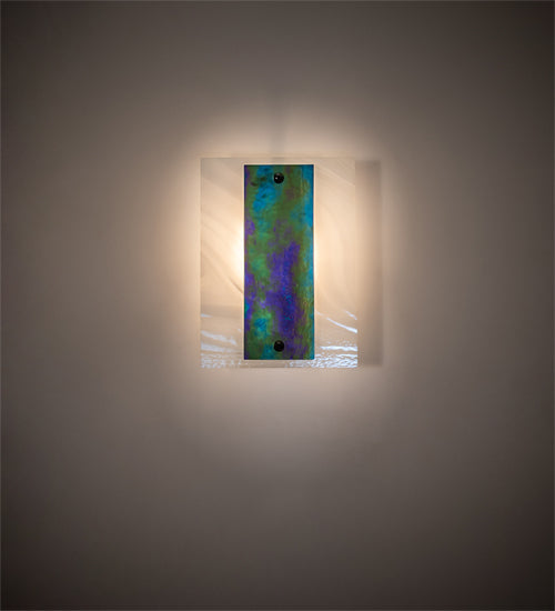 9" Wide Metro Aurora Borealis Wall Sconce