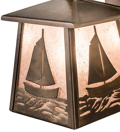 7" Wide Sailboat Hanging Wall Sconce