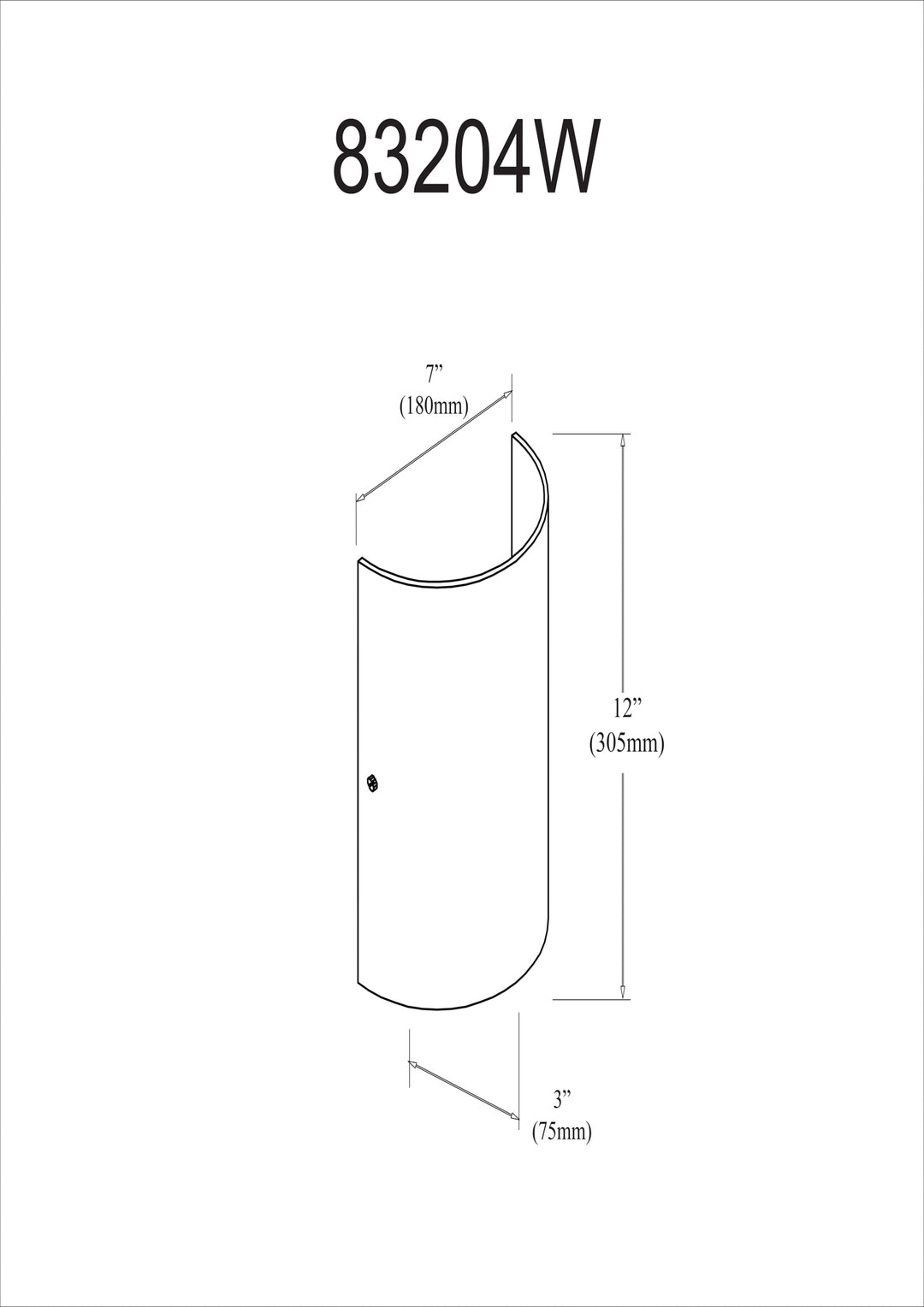 Dainolite 1 Light Wall Sconce, Satin Chrome Accents, White Frosted Glass